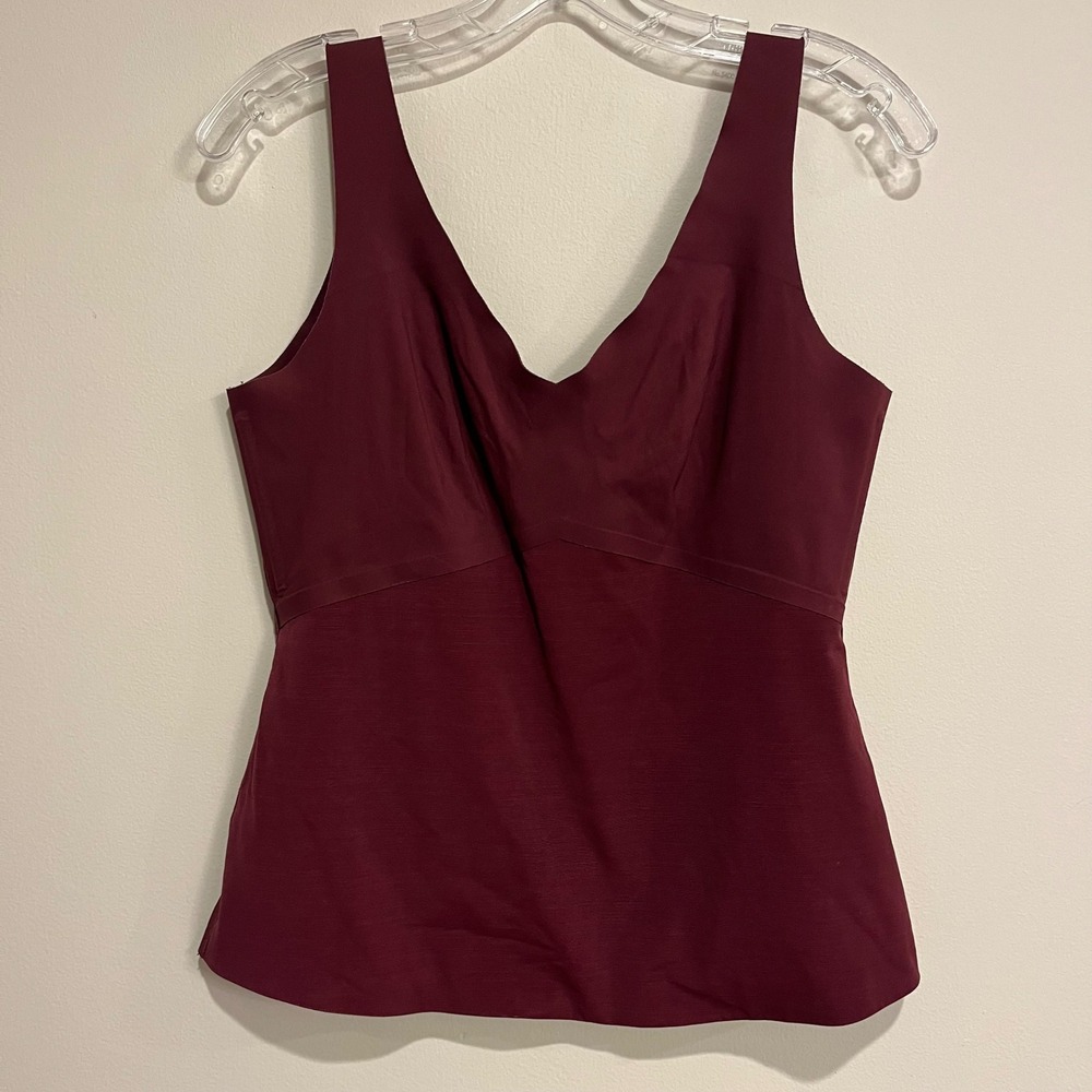 Honeylove Shapewear Tank Top LiftWear Tank Maroon Red Size XL‎ MISSING PADS
